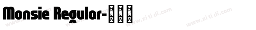 Monsie Regular字体转换